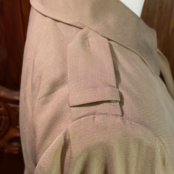 Chicos Tan Jacket Open Front Blouse Blazer - Picture 4 of 10